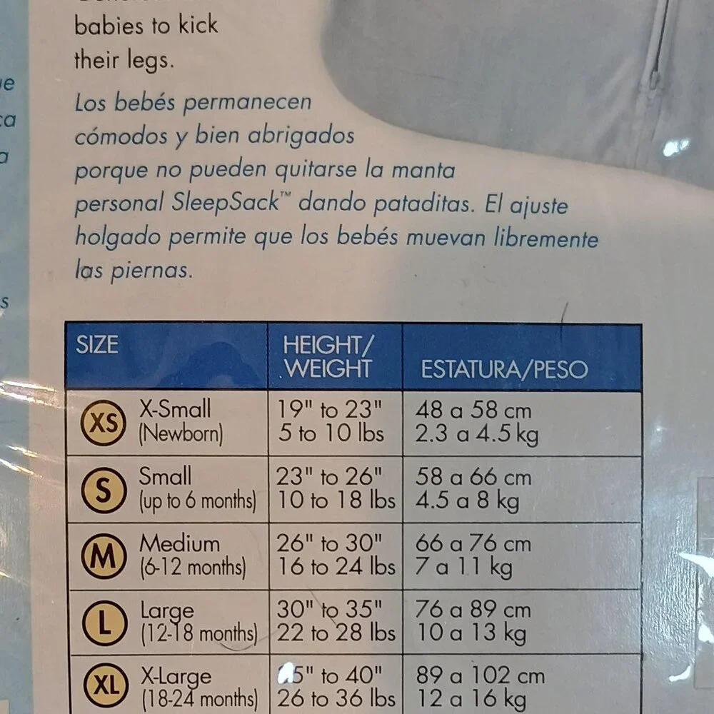 HALO/SleepSack Wearable Blanket/Unisex Medium 6-12M/Light Green 16-24lbs**